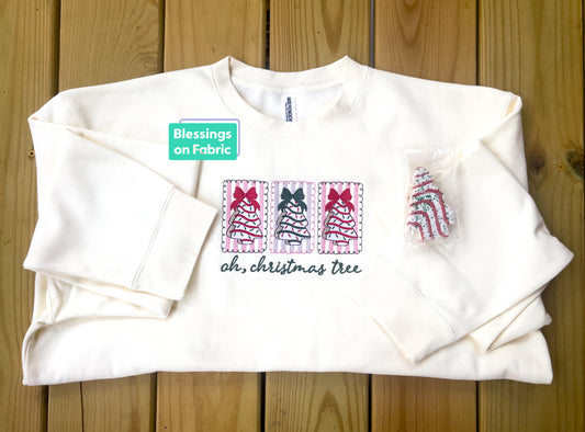 “Oh, Christmas Tree” Little Debbie Crewneck Sweater - Preorder