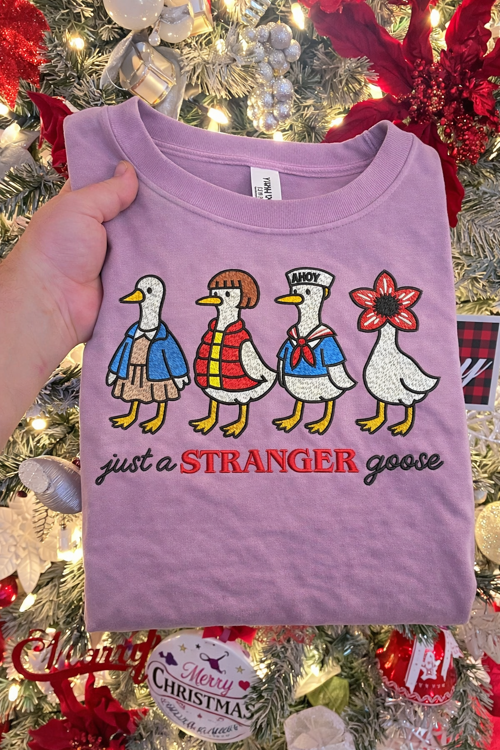 Stranger Things - just a Stranger goose Crewneck Sweater - Preorder