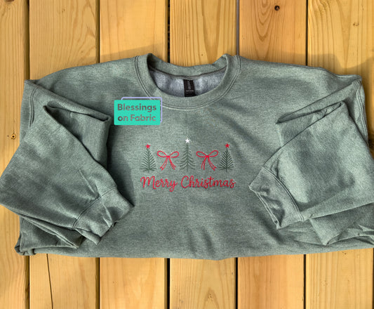 “Merry Christmas” Crewneck Sweater - Preorder