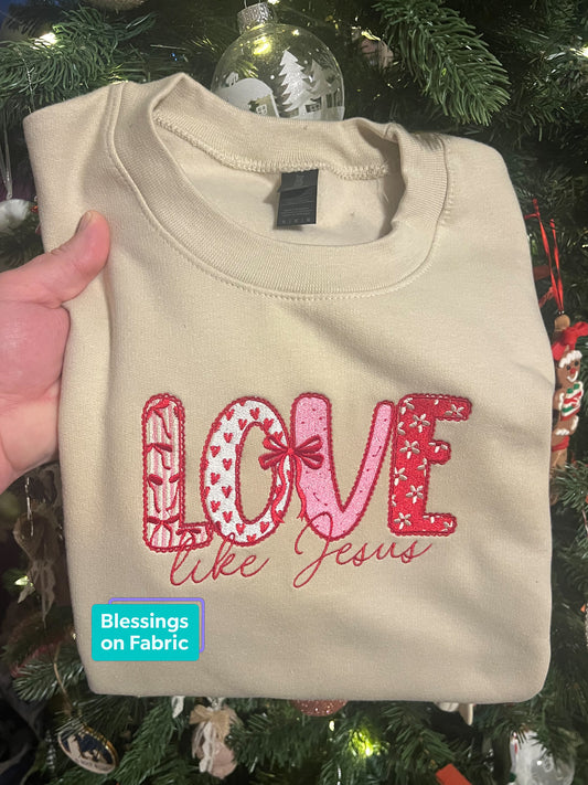 Love like Jesus Crewneck Sweater - Preorder